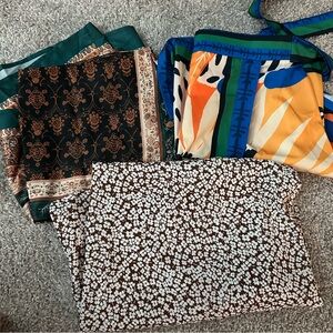 NEW without Tags. SHEIN Multicolor Skirt Bundle. Size Medium.